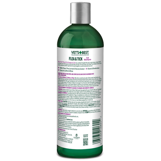 Flea & Tick Shampoo for Cats back