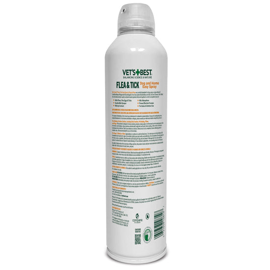 Flea & Tick Easy Spray for Dogs & Home, 14 oz. back