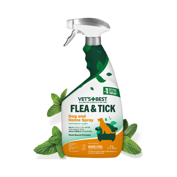 Dog Flea Tick Home Spray Peppermint Scented Vet s Best