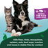 Flea and Tick Waterless Bath for Cats – Cotton Spice Scent, 5 oz. kills by contact