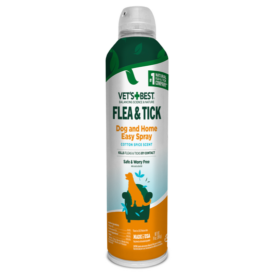 Flea and Tick Easy Spray for Dogs – Cotton Spice Scent, 14 oz. front