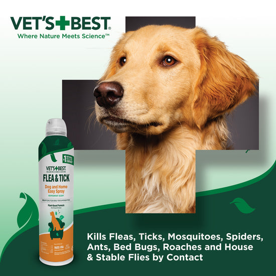 Flea & Tick Easy Spray for Dogs & Home, 14 oz. benefits