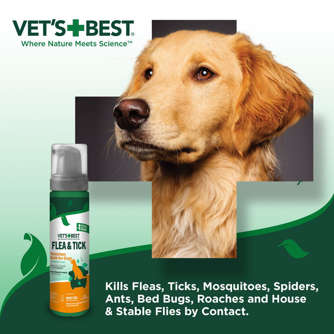 Dog Flea & Tick Waterless Bath Vet's Best