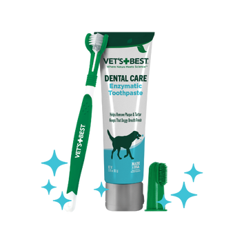 Dog Toothbrush & Enzymatic Toothpaste Set