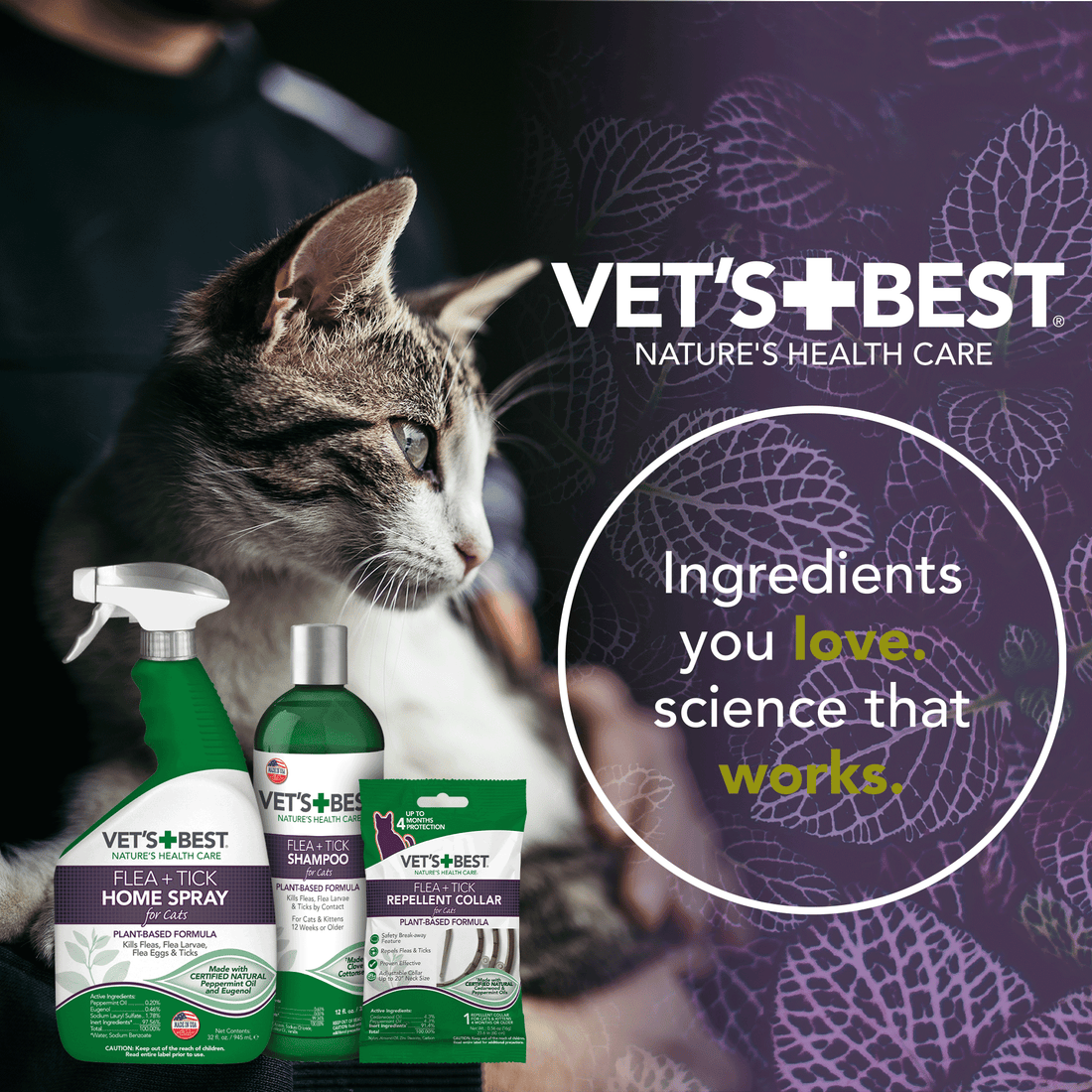 View of Cat Flea & Tick Home Spray | Vet's Best