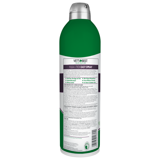 Flea & Tick Easy Spray for Cats back