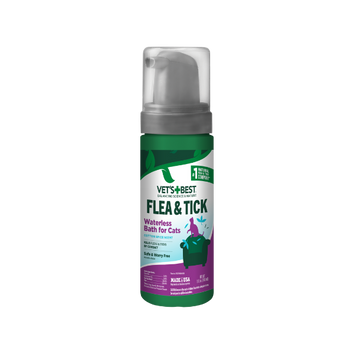 Flea and Tick Waterless Bath for Cats – Cotton Spice Scent, 5 oz. front