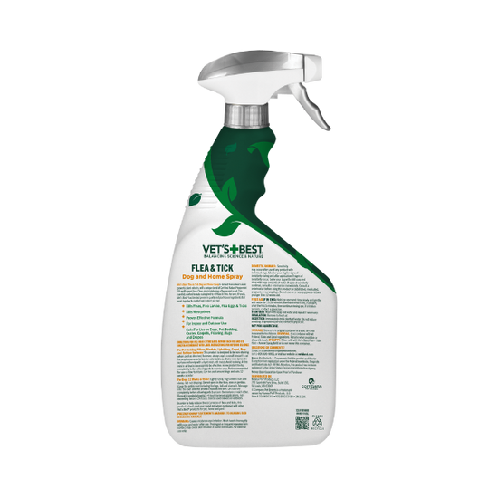 Dog Flea Tick Home Spray Peppermint Scented Vet s Best
